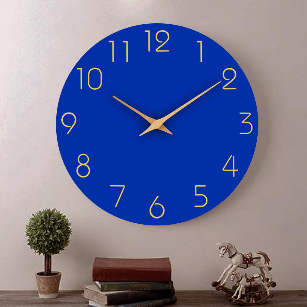 Reloj de pared silencioso de colores 30 cm