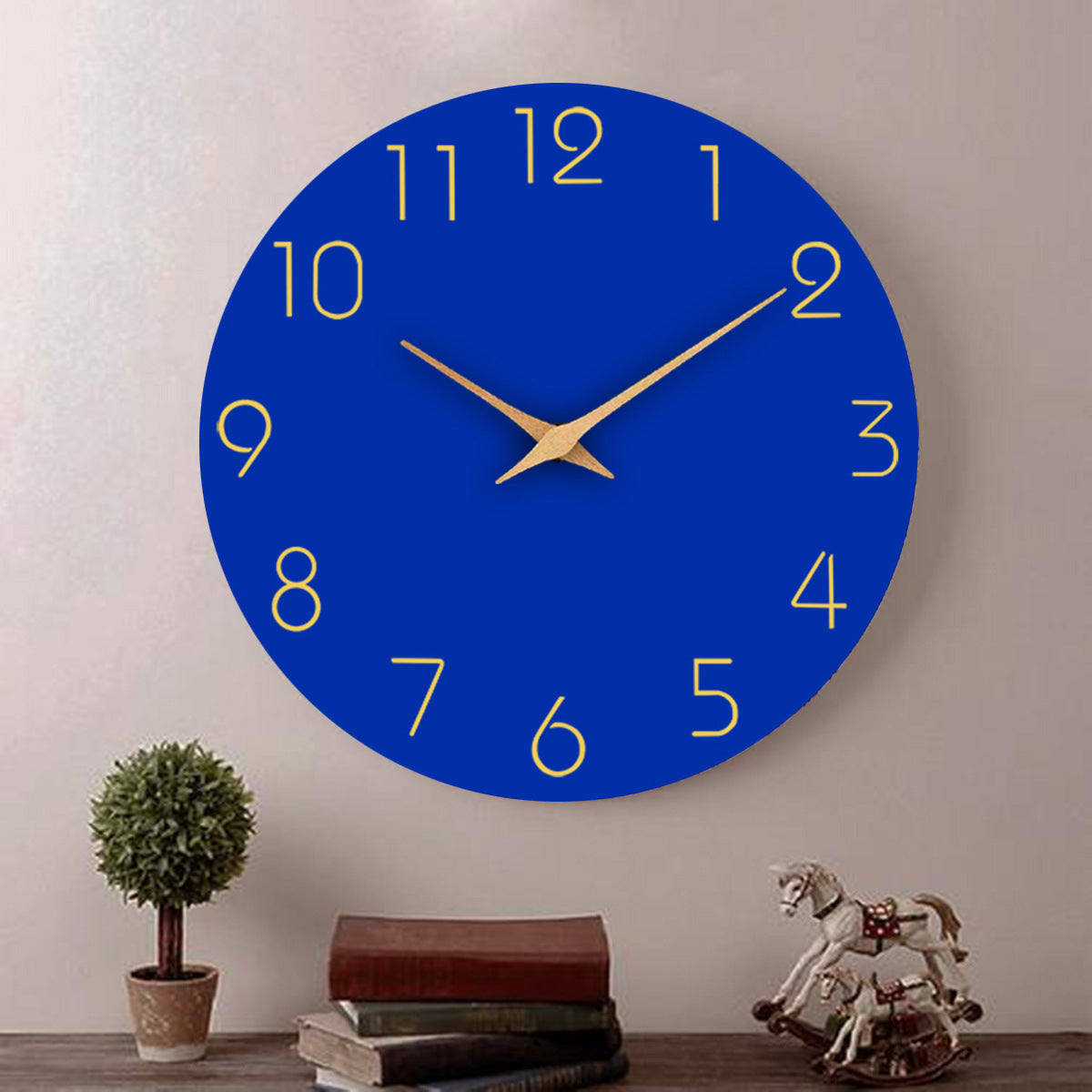 Reloj de pared silencioso de colores 30 cm