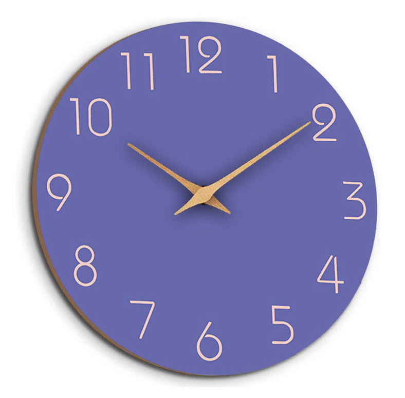 Reloj de pared silencioso de colores 30 cm