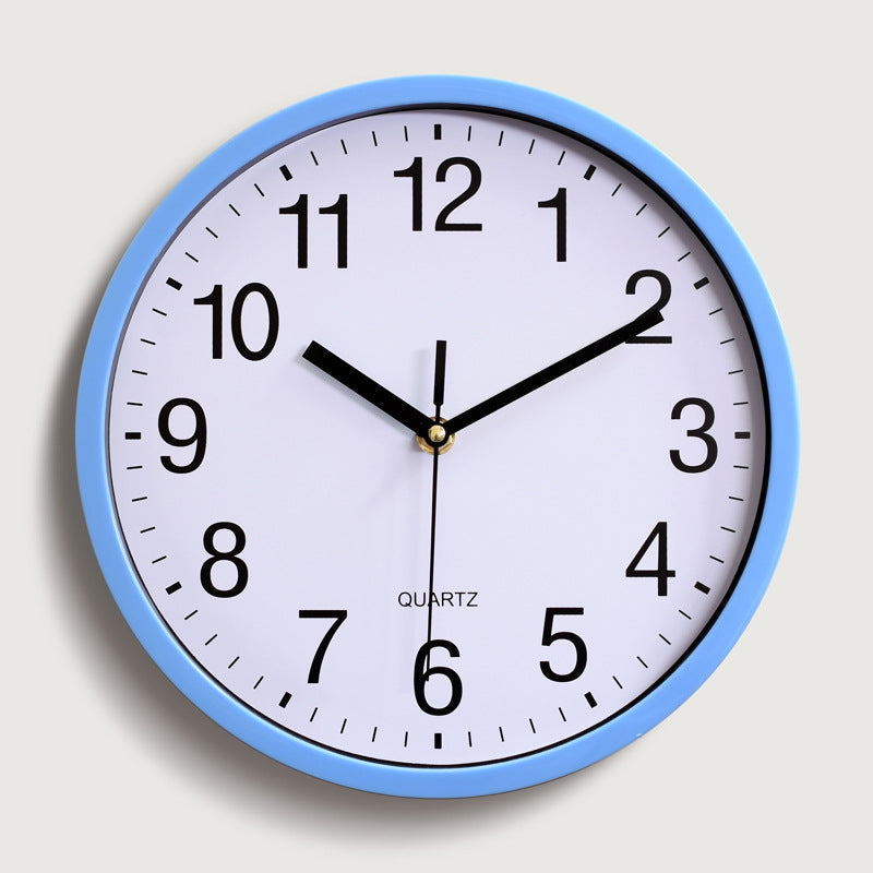 Reloj de pared silencioso para aula o habitación infantil de 25 cm