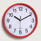 Reloj de pared silencioso para aula o habitación infantil de 25 cm