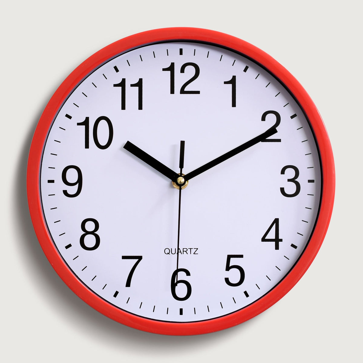 Reloj de pared silencioso para aula o habitación infantil de 25 cm