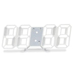 Reloj despertador digital 3D LED de pared o sobremesa