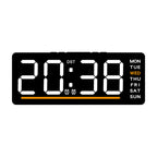 Reloj despertador digital con pantalla LED grande y alarmas múltiples