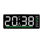 Reloj despertador digital con pantalla LED grande y alarmas múltiples