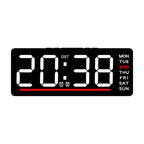 Reloj despertador digital con pantalla LED grande y alarmas múltiples