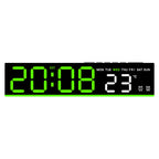 Reloj despertador digital con pantalla LED grande y temperatura