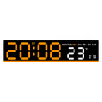 Reloj despertador digital con pantalla LED grande y temperatura