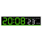 Reloj despertador digital con pantalla LED grande y temperatura