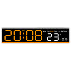 Reloj despertador digital con pantalla LED grande y temperatura