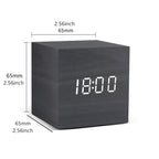 Reloj despertador LED digital de estilo retro