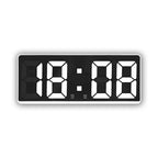Reloj despertador LED inteligente con control por voz
