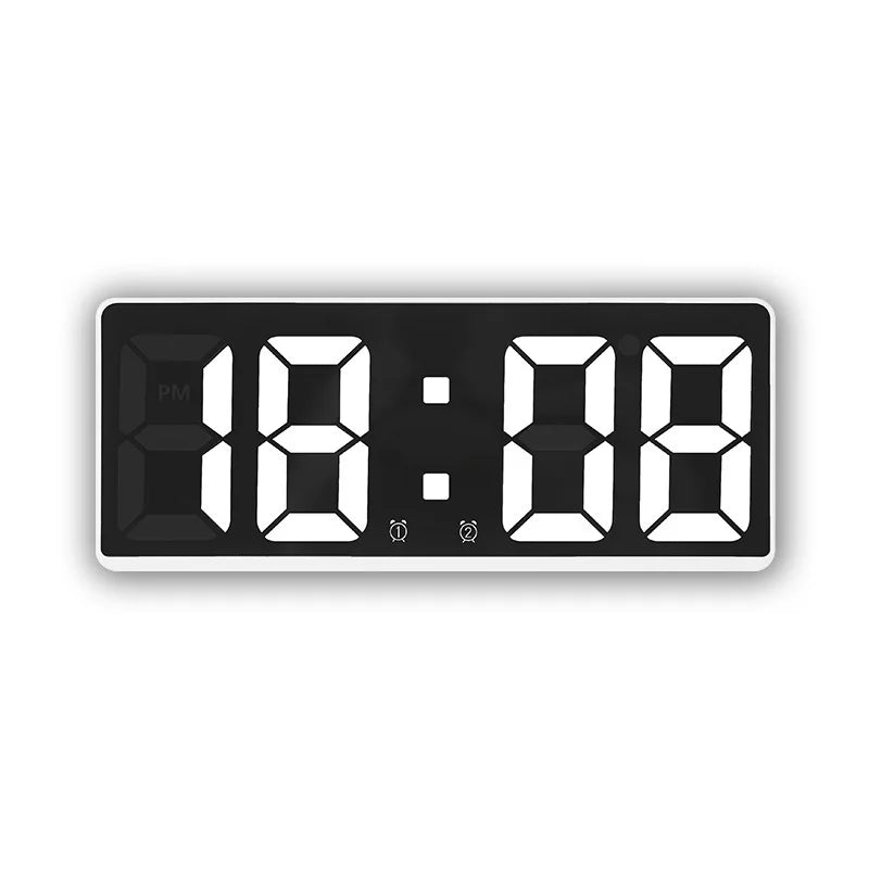Reloj despertador LED inteligente con control por voz