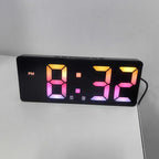 Reloj despertador LED inteligente con control por voz