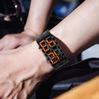 Reloj Lava - Reloj de pulsera LED único con diseño atrevido
