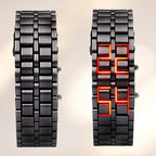 Reloj Lava - Reloj de pulsera LED único con diseño atrevido