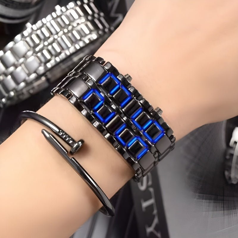 Reloj Lava - Reloj de pulsera LED único con diseño atrevido