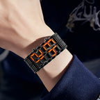 Reloj Lava - Reloj de pulsera LED único con diseño atrevido