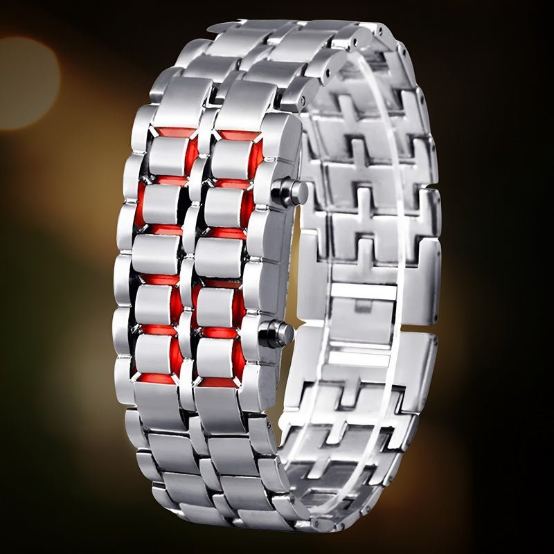 Reloj Lava - Reloj de pulsera LED único con diseño atrevido