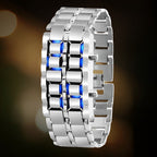 Reloj Lava - Reloj de pulsera LED único con diseño atrevido