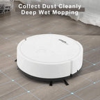 Robot aspirador | Limpia automáticamente, cabe bajo los muebles | para suelos duros y alfombras | CleanBot