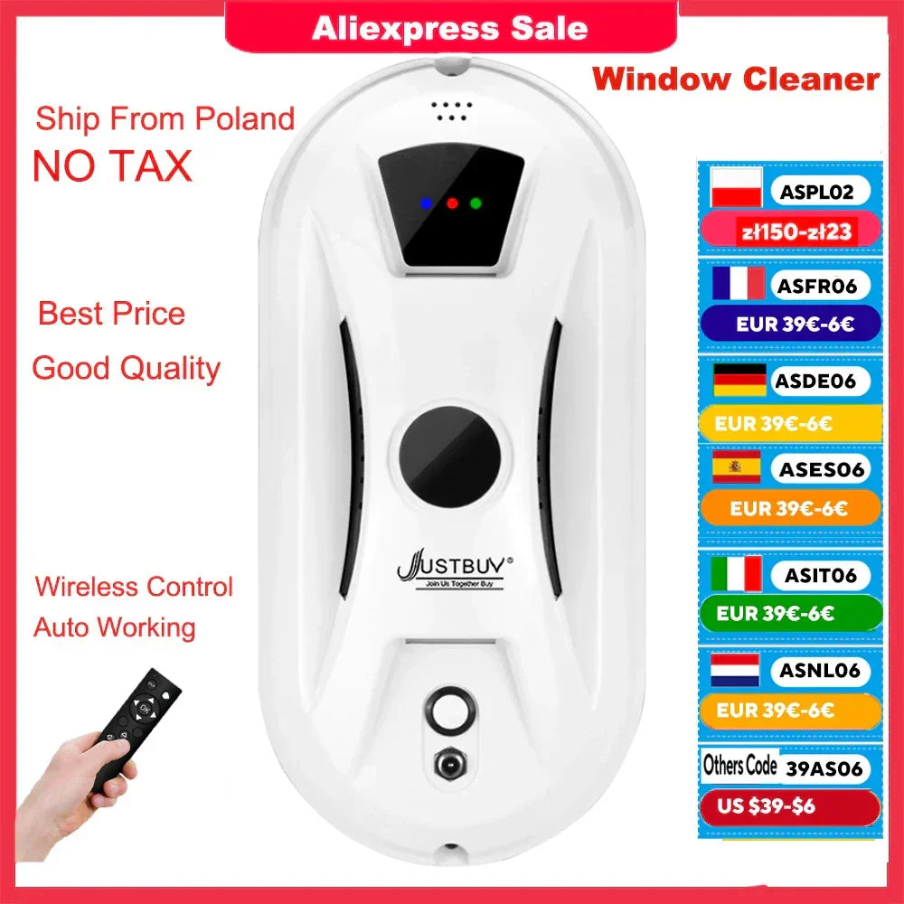 Robot limpiacristales ClearView — inteligente, eficaz y seguro