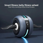 Rueda abdominal con rebote automático y contador para entrenamiento de core efectivo