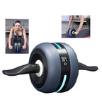 Rueda abdominal con rebote automático y contador para entrenamiento de core efectivo