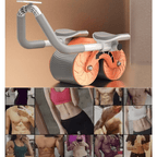 Rueda abdominal con soporte de codos y rebote