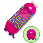 Saco de dormir infantil ligero con capucha — Almohada plegable integrada
