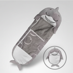 Saco de dormir infantil ligero con capucha — Almohada plegable integrada