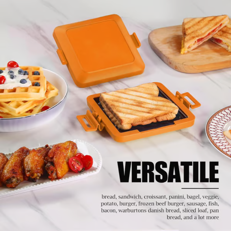Sandwichera para microondas con placas antiadherentes
