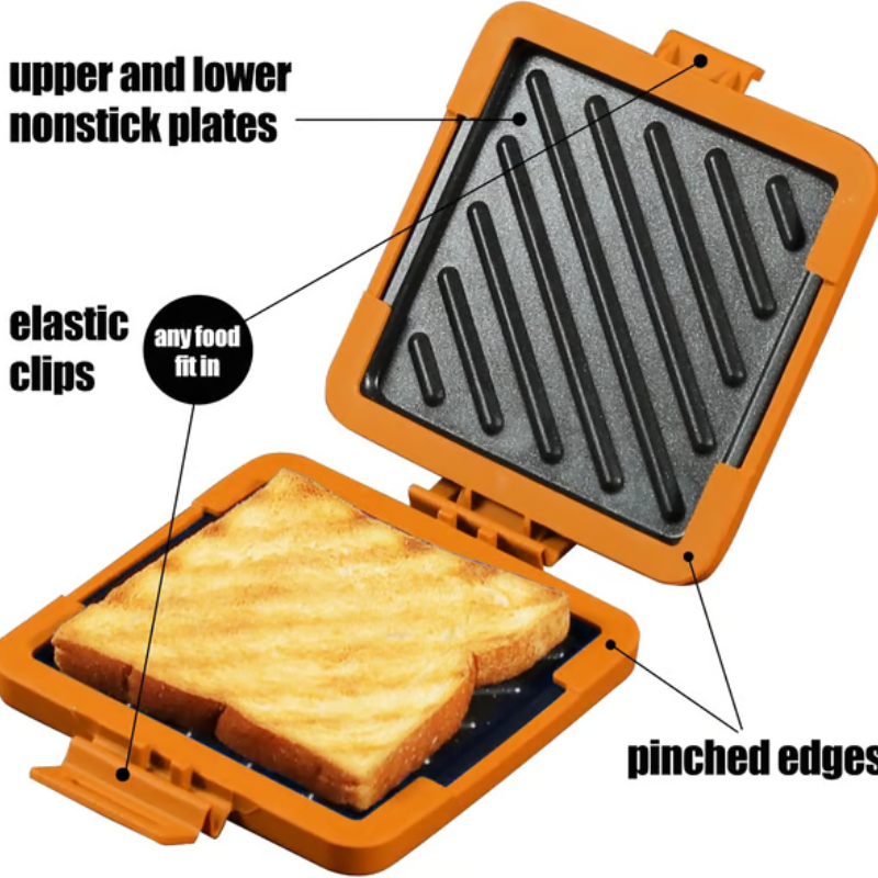 Sandwichera para microondas con placas antiadherentes