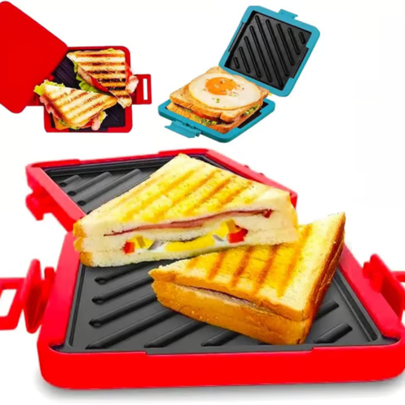 Sandwichera para microondas con placas antiadherentes