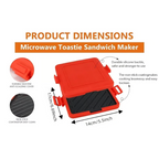 Sandwichera para microondas con placas antiadherentes