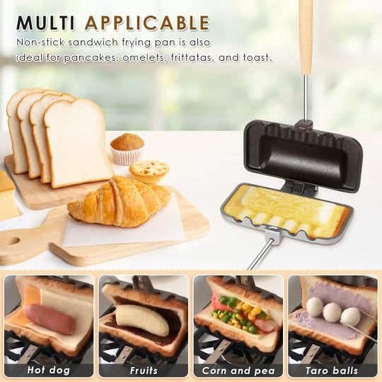 Sandwichera Quickgrill – prensa compacta antiadherente para comidas crujientes en 3 minutos