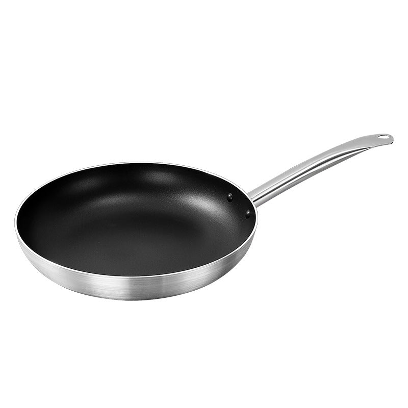 Sartén con tapa de cristal y base de hierro fundido