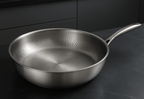 Sartén de titanio premium sin revestimiento para todo tipo de cocinas