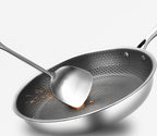 Sartén antiadherente de acero inoxidable Chefverro con estructura de panal