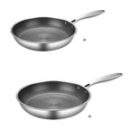 Sartén antiadherente de acero inoxidable Chefverro con estructura de panal