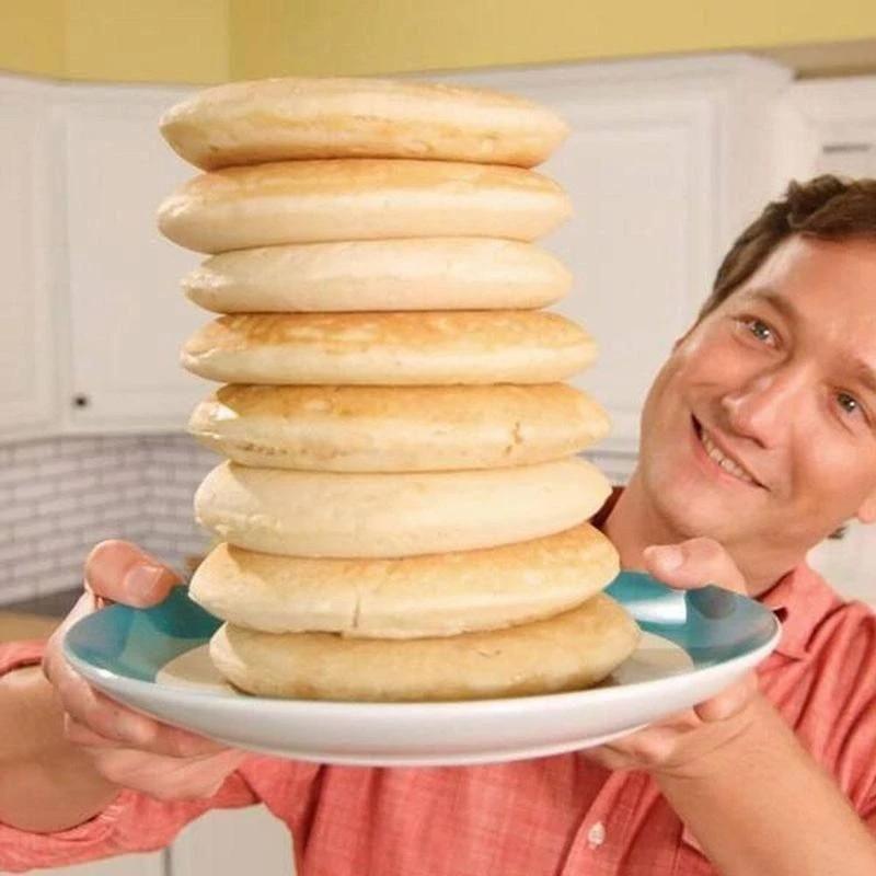 Sartén doble antiadherente para tortitas y crepes