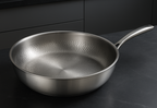 Sartén Premium de Titanio Martillado – Sin revestimiento, compatible con inducción y todas las cocinas