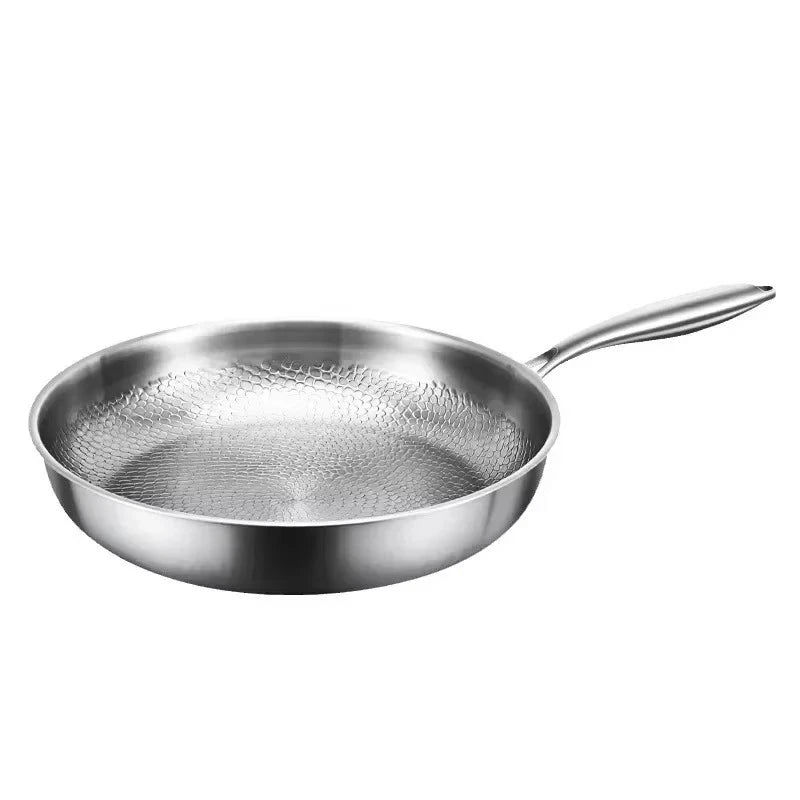 Sartén de titanio martillado antiadherente para inducción y cocina diaria