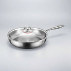Sartén de titanio martillado antiadherente para inducción y cocina diaria
