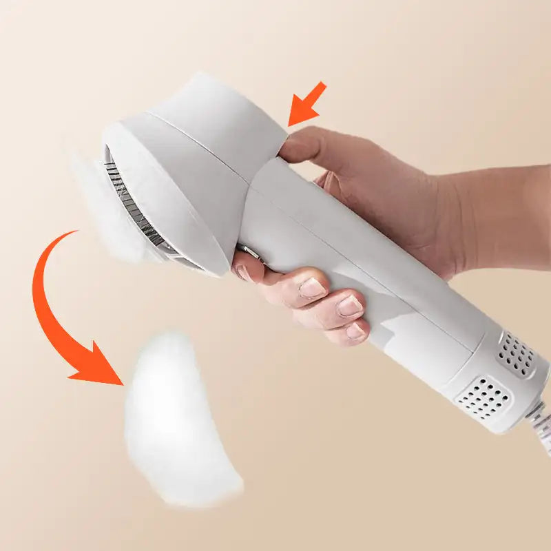 Secador para perros con cepillo integrado 2 en 1 | Temperatura 35–65 °C, 4 niveles de flujo de aire | Tecnología iónica,