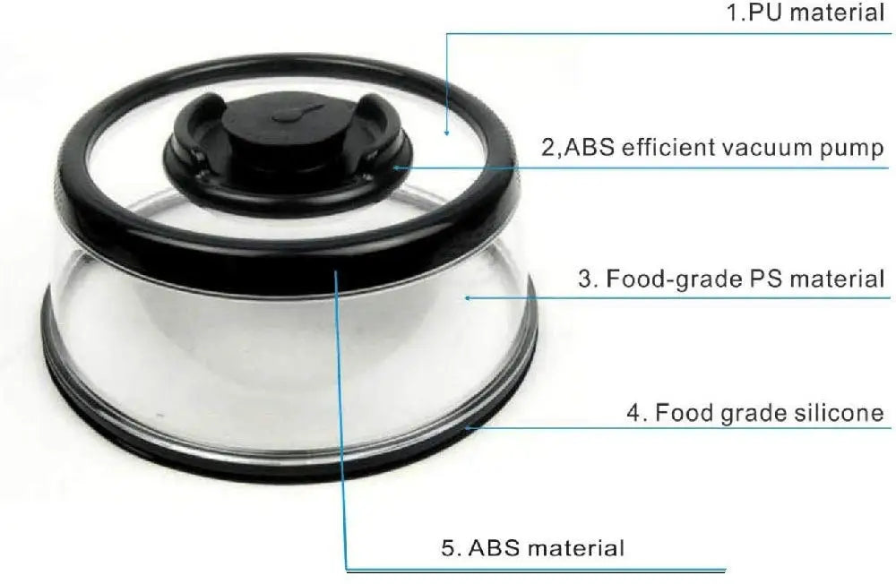 Sellador al vacío de silicona multiusos para alimentos