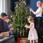 Set de 10 carámbanos decorativos de acrílico transparente para árbol de Navidad