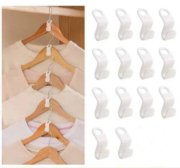 Set de 30 conectores para perchas – Organiza tu armario y ahorra espacio