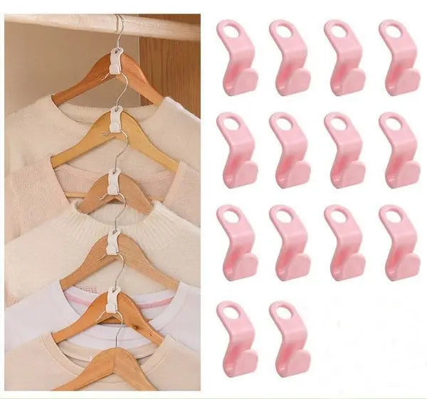Set de 30 conectores para perchas – Organiza tu armario y ahorra espacio