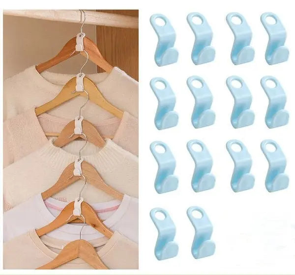 Set de 30 conectores para perchas – Organiza tu armario y ahorra espacio